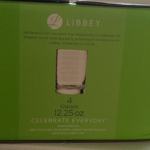 Libbey Dining Set Of 4 Libbey Pueblo Glasses Poshmark